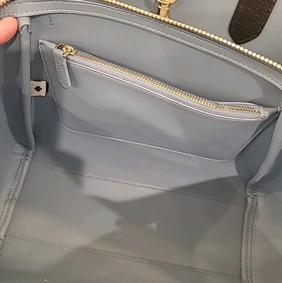 Kate Spade- Avenue Floral Garden Medium Satchel (Multicolor 🩵🩷) - Picture 12 of 15